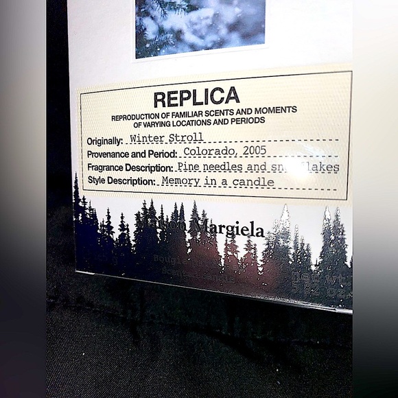 MAISON MARGIELA - ‘REPLICA’ •WINTER STROLL• SCENTED CANDLE (165g/5.82oz) **NEW** - Picture 5 of 16